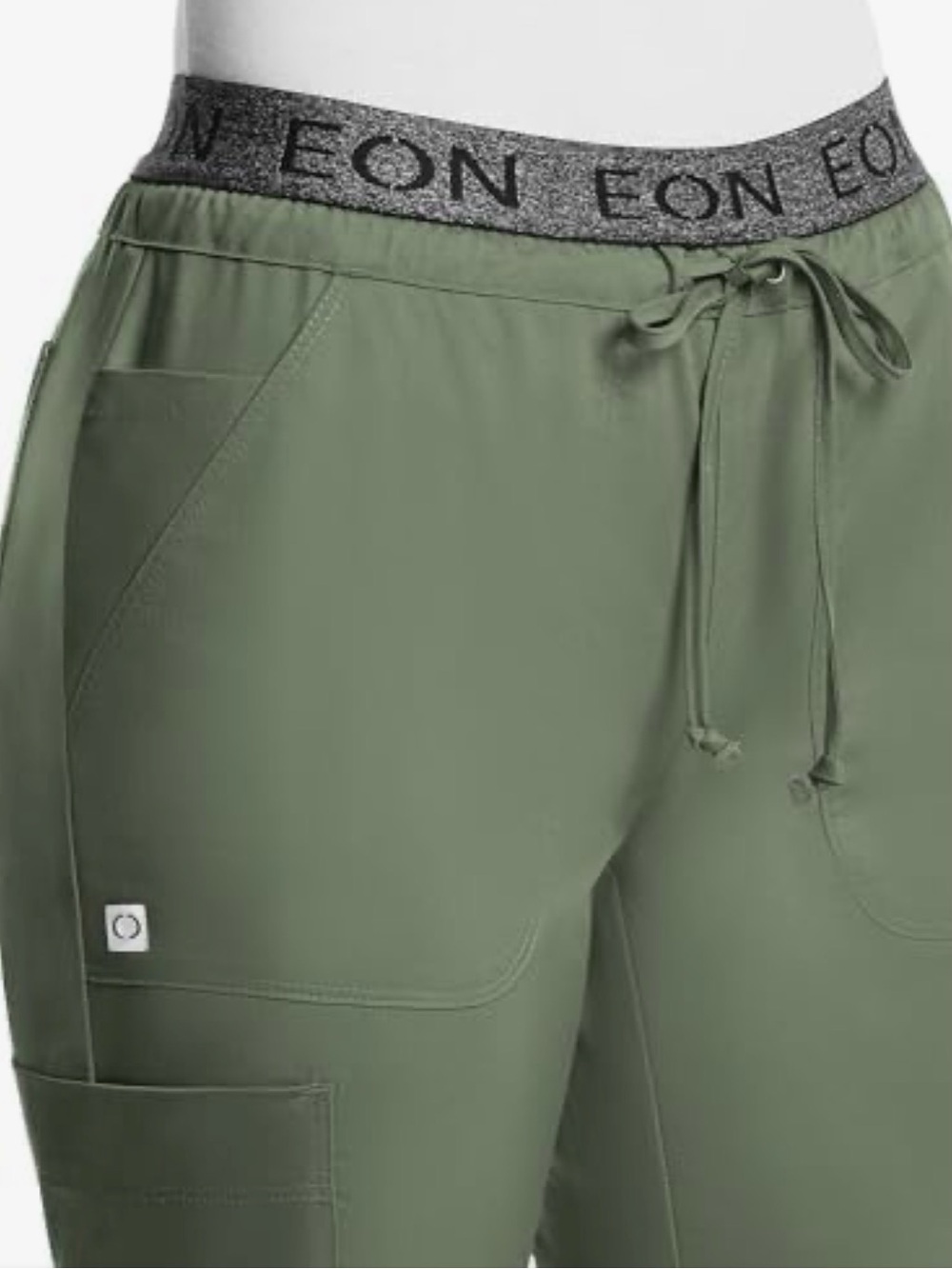Olive Green Women's Drawstring Cargo Shorts